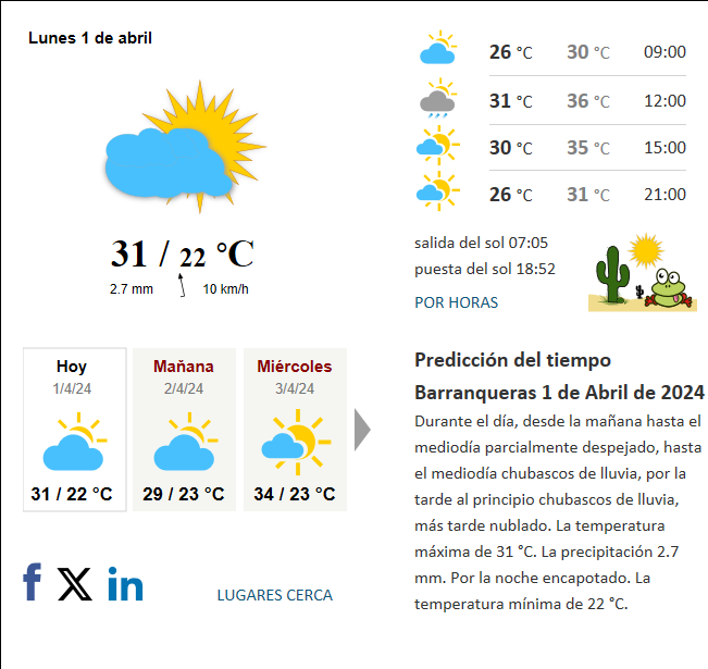 Tiempo Barranqueras Argentina Hoy actual predicci n del tiempo